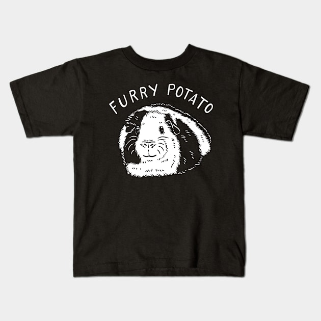 Guinea Pig Furry Potato Kids T-Shirt by CreativeGiftShop